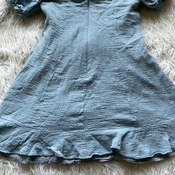 UO Off-The-Shoulder Fit & Flare Peasant Dress - Picture 8 of 8